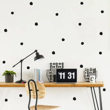 Black Polka Dot Wall Decal