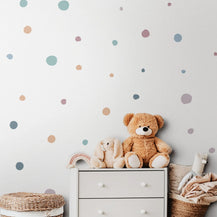 Bright Burst Polka Dot Wall Decal