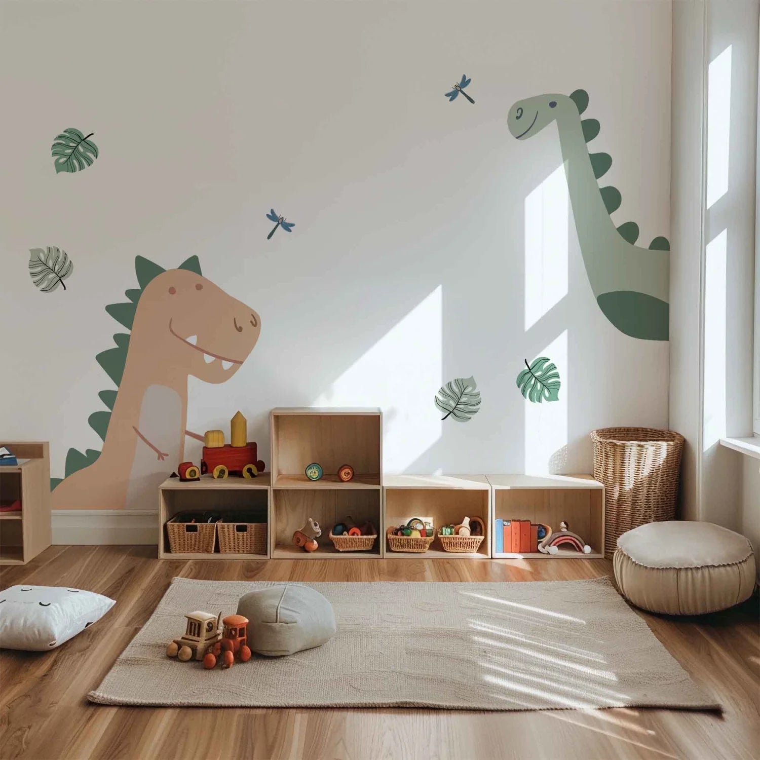 Diplo &amp; Rex The Dinos - Kids Wall Decal - Decals - Animals