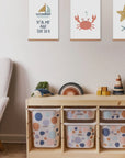 Dots Boho - Storage Tub Decals Organisational Tubs