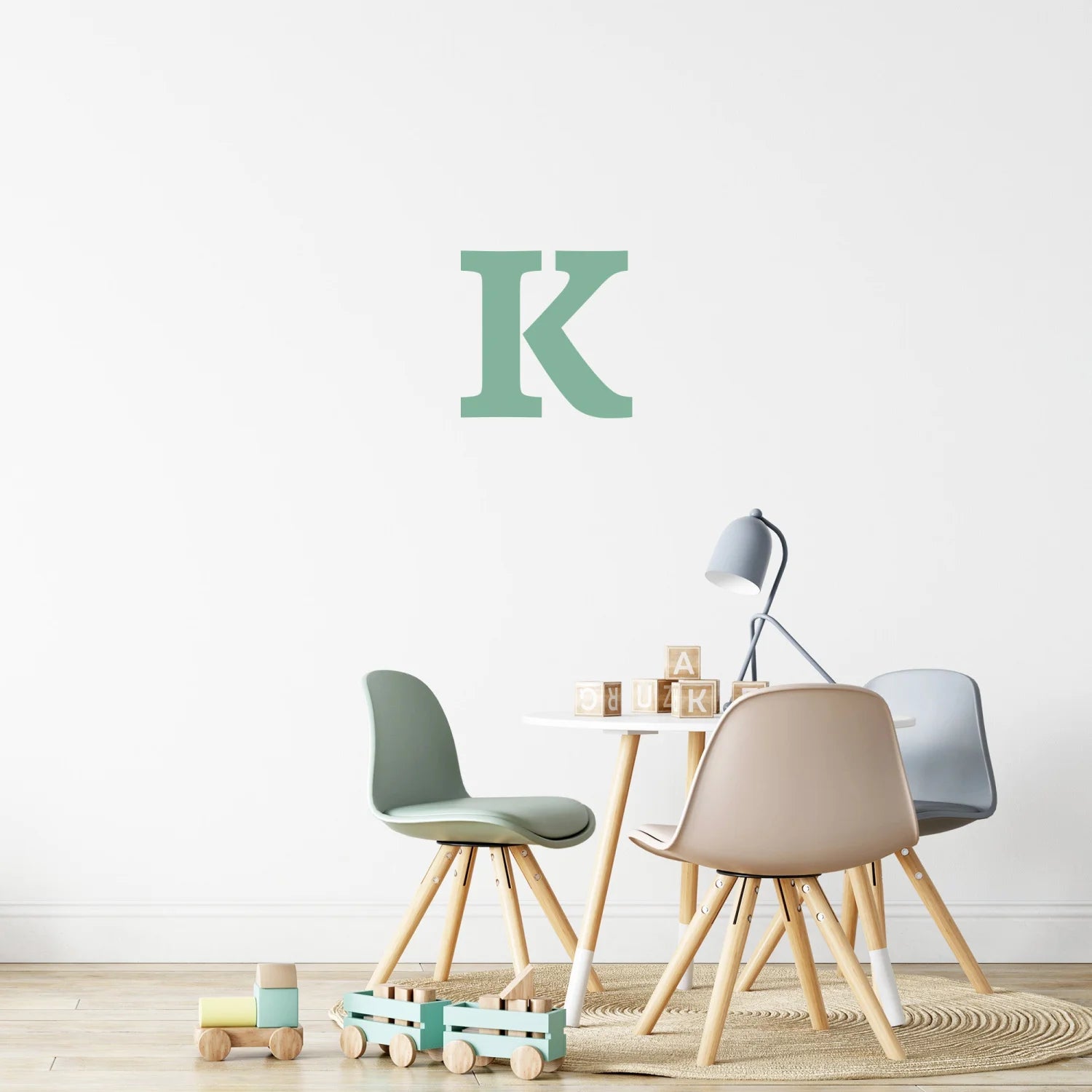 Letter K Initial Decal - Decals - Initials