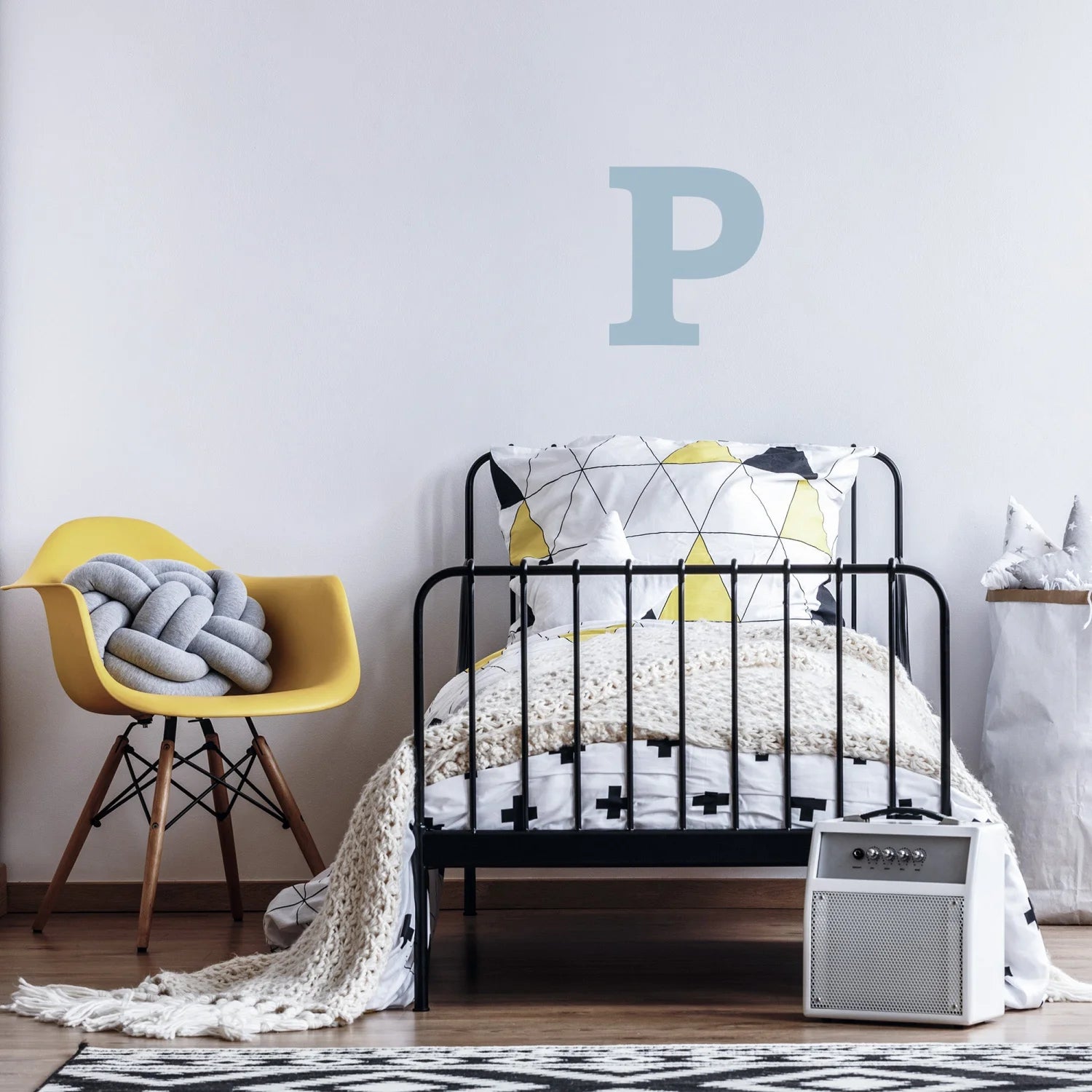 Letter P Initial Decal - Decals - Initials