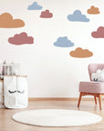 Multi Clouds Wall Decal - Decals Big Features